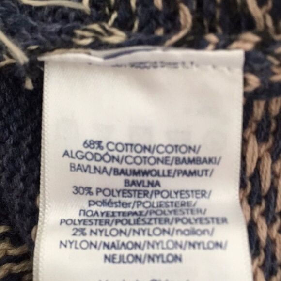 Ralph Lauren Chaps Vintage Open Knit Cardigan Sz M - Picture 4 of 4